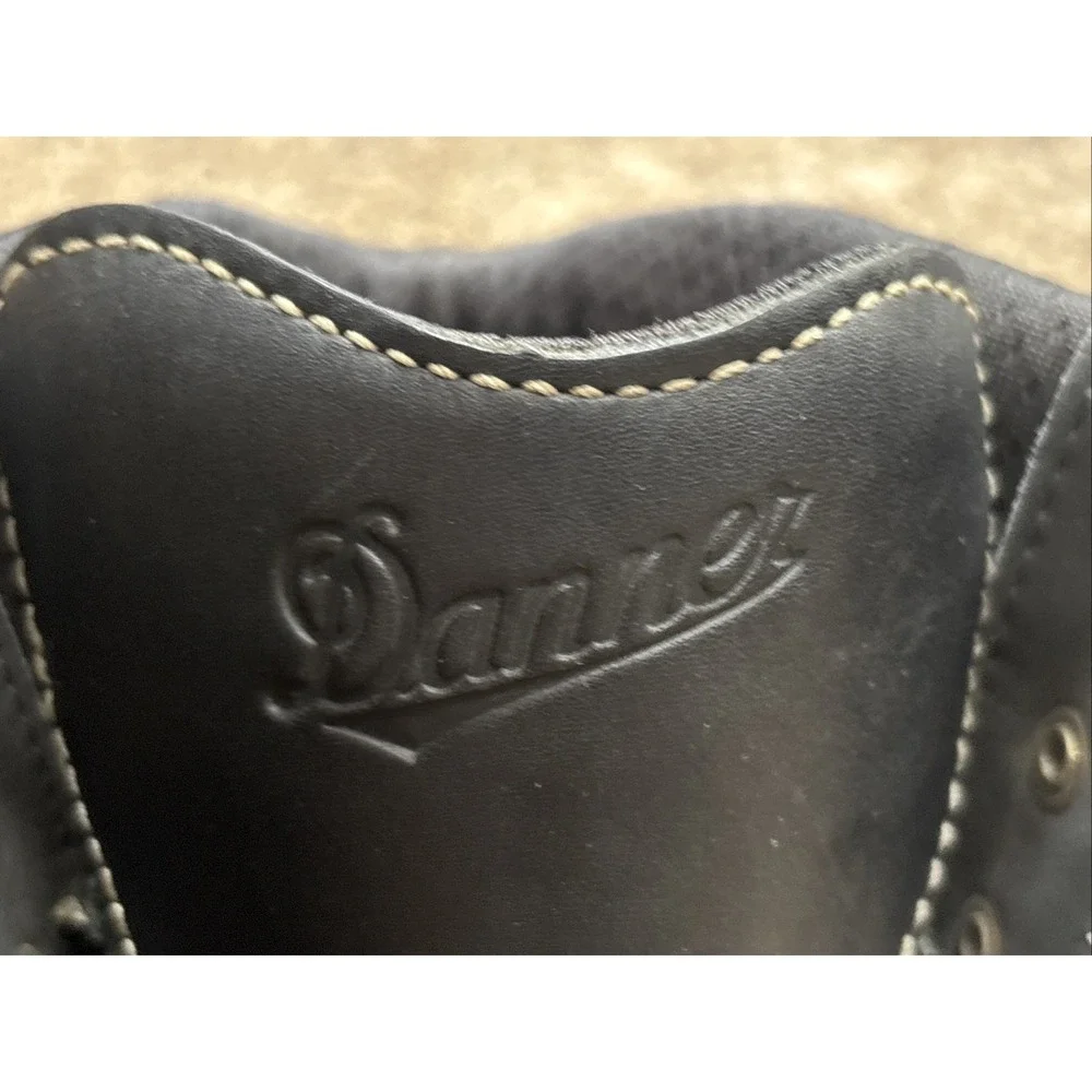 Danner Quarry USA‎ Gore-Tex Work Boots Men's 9.5 Black Vibram EH Safety Made USA